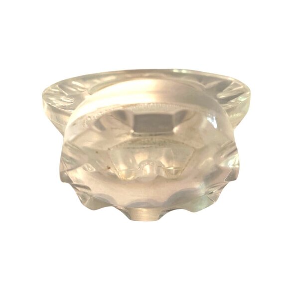 Embossed Silver Laxmi Acrylic Frame with Pedestal Goddess of Wealth Temple - Picture 5 of 6